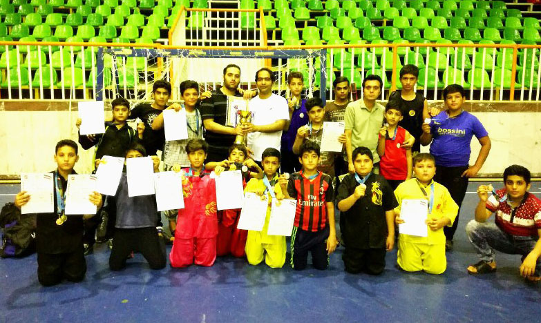 تیم دیر جام اخلاق مسابقات ووشو استان بوشهر را کسب کرد