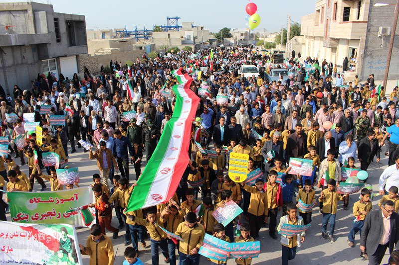 تصاویر راهپیمایی ۲۲ بهمن در بنک