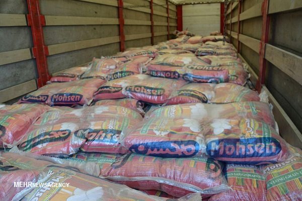 برنج‌های قاچاق در کنگان