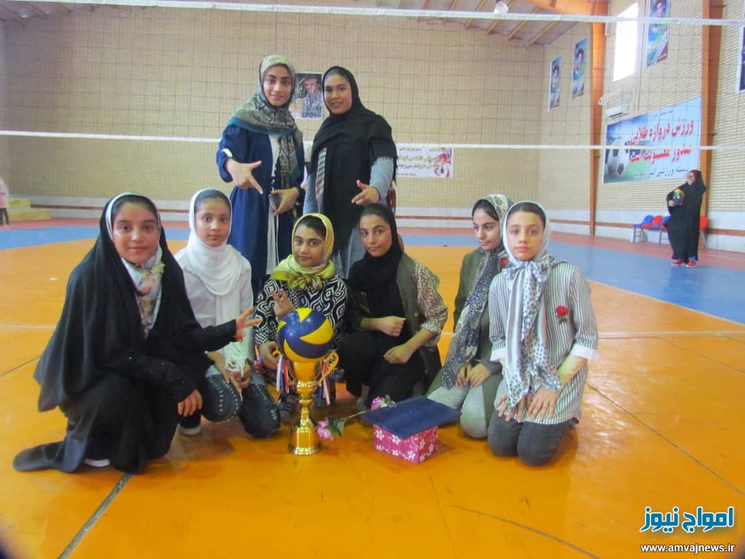 قهرمانی بانوان نوجوان والیبالیست خلیج فارس بنک + تصاویر