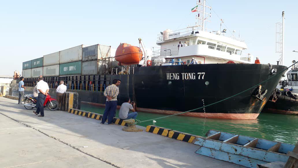 کشتی چینی پس از گذراندن قرنطینه مجوز ورود به بندر دیر را گرفت