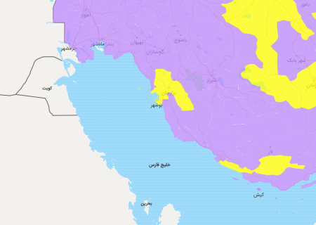 ۲ شهرستان استان بوشهر زرد کرونایی شدند